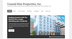 Desktop Screenshot of coastalrim.com
