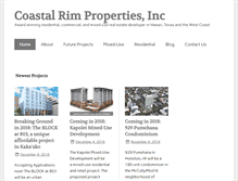 Tablet Screenshot of coastalrim.com